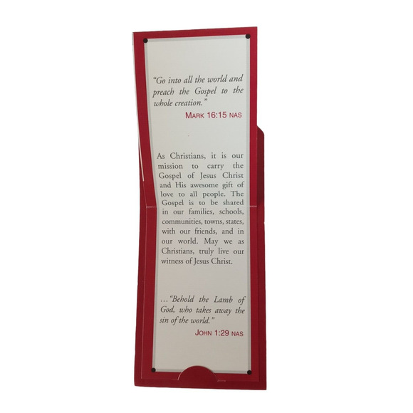 Christian World Cross Lapel Pin Silver Pewter Tone VTG Go into all the 🌎🗺️ - Picture 9 of 11